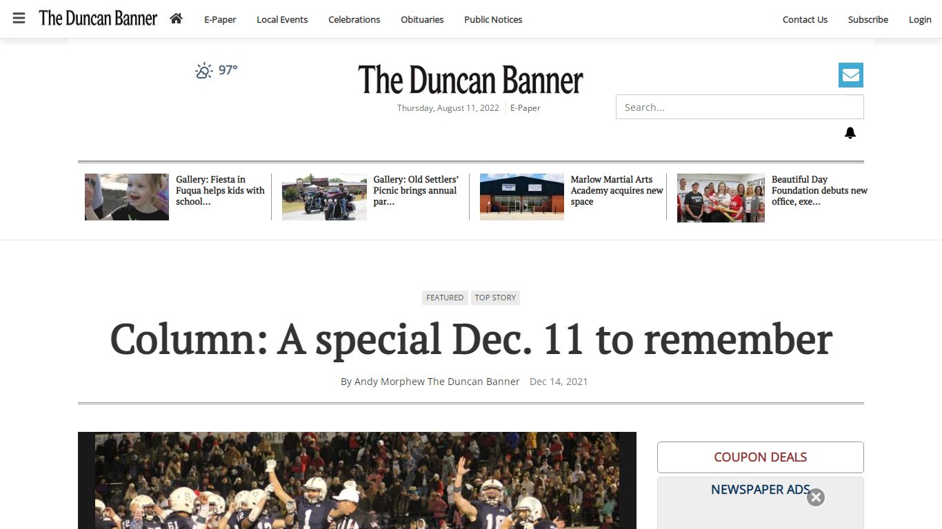 Column: A special Dec. 11 to remember | Opinion ...